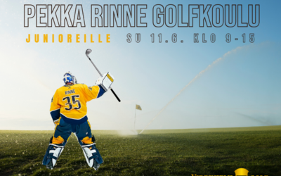 Supersuosittu Pekka Rinne golfkoulu sunnuntaina 11.6. klo 9-15!