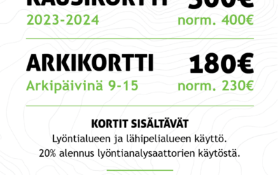 Kausikortit Oulun Golfhallille ovat ennakkomyynnissä!
